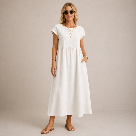 ISABELLE – Robe midi à l’allure élégante – Noria Paris