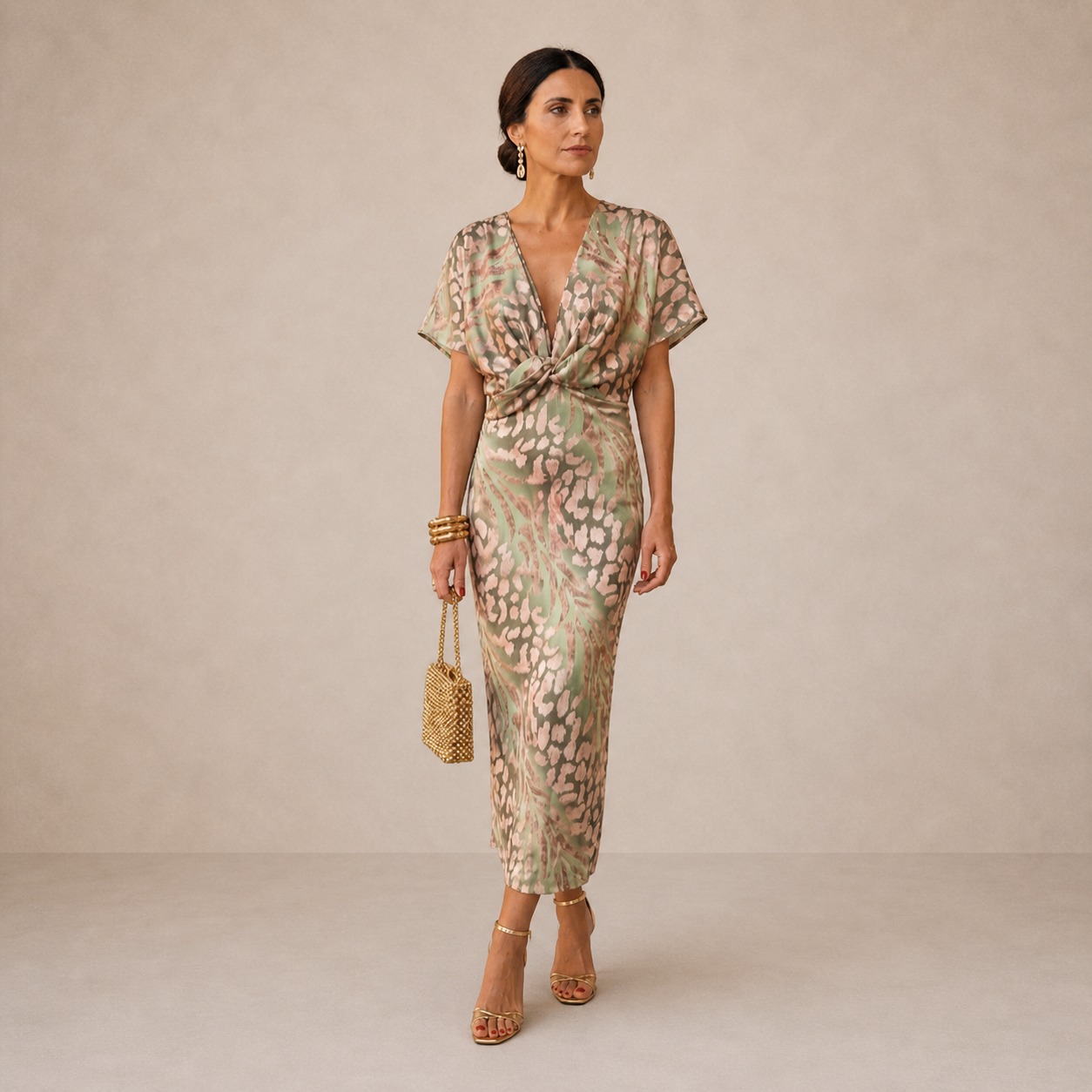 LUCIE – Robe midi en viscose légère – Noria Paris