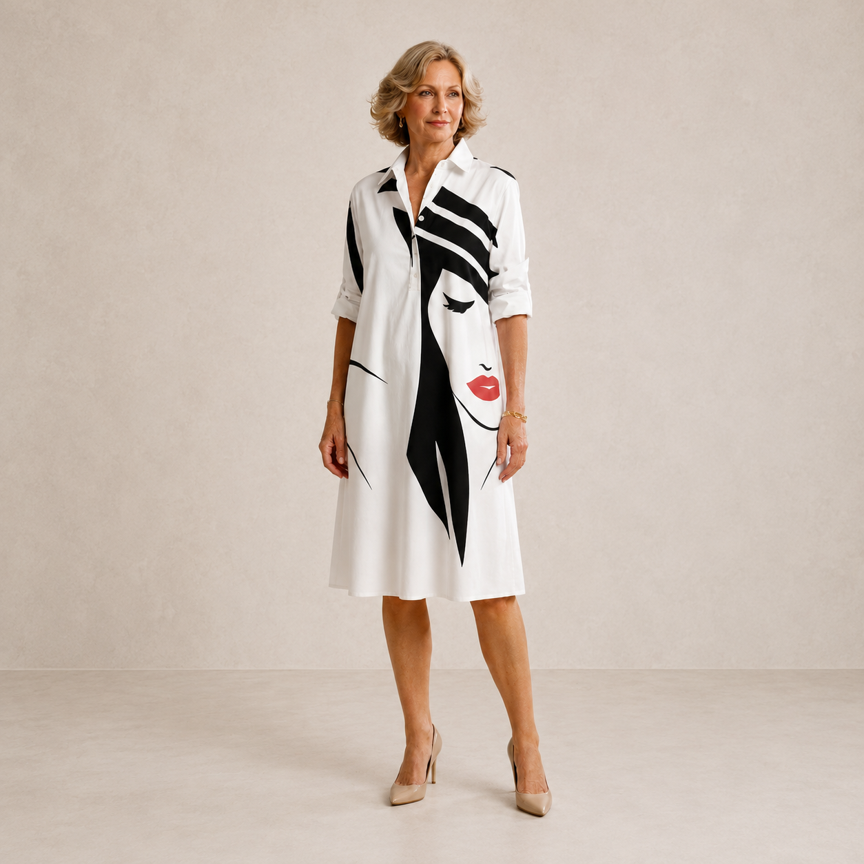 CAMILLE – Robe midi à l’allure élégante – Noria Paris