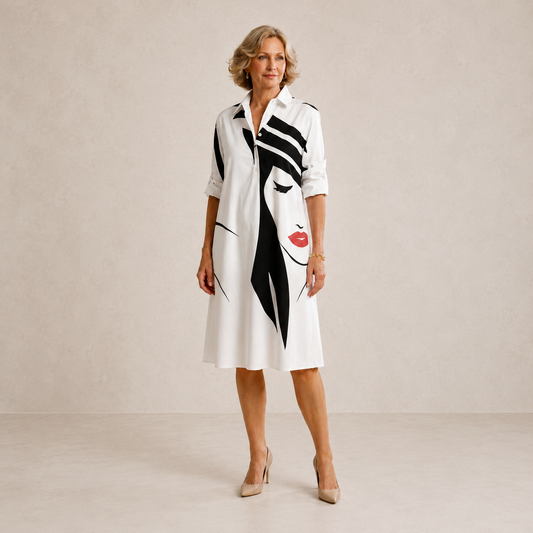 CAMILLE – Robe midi à l’allure élégante – Noria Paris