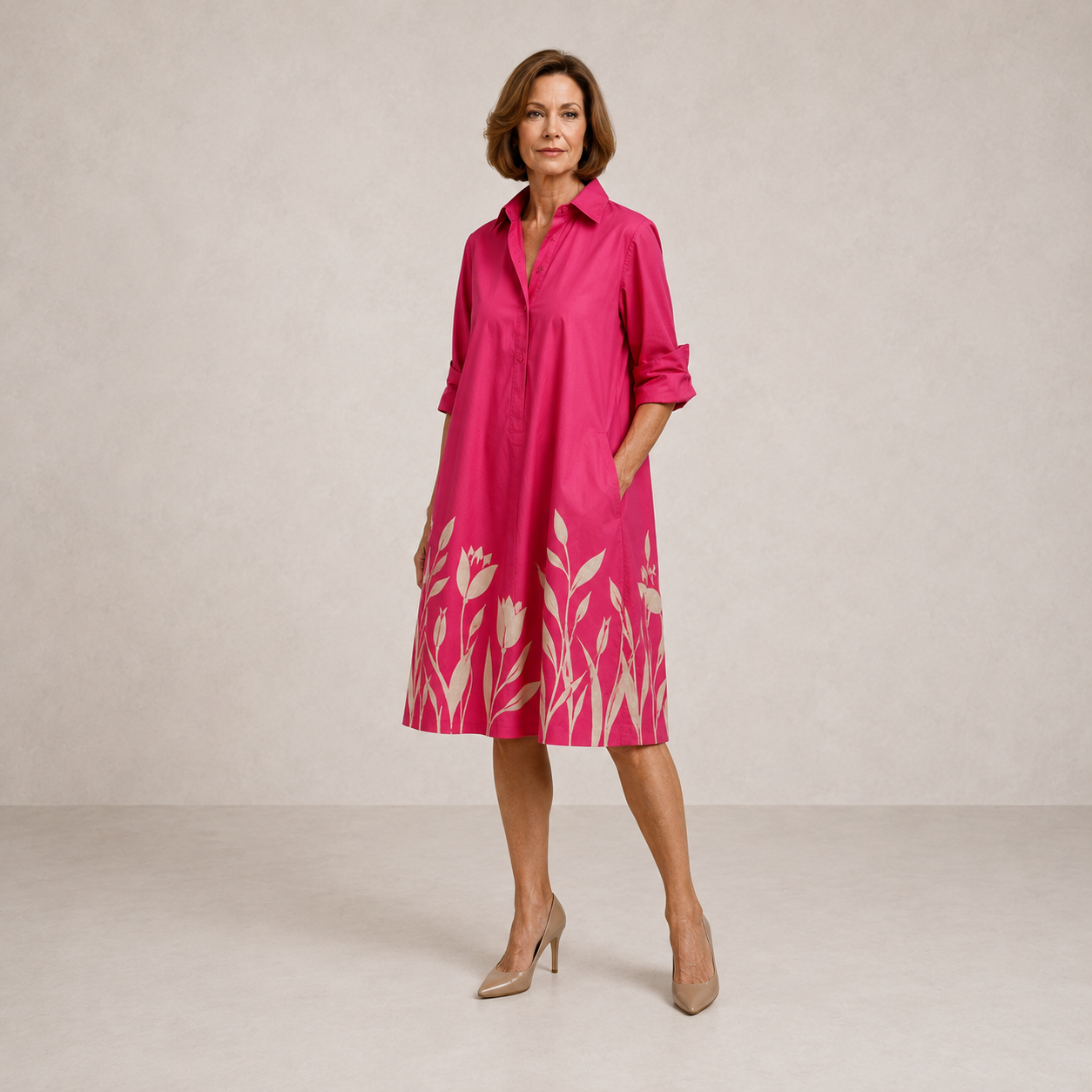 CLARA – Robe midi à l’allure élégante – Noria Paris