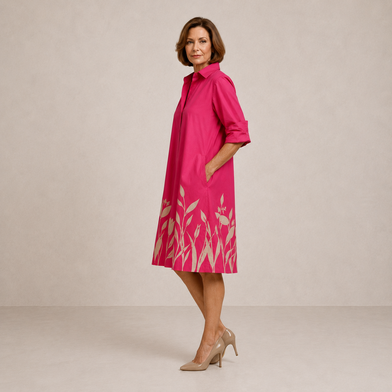 CLARA – Robe midi à l’allure élégante – Noria Paris