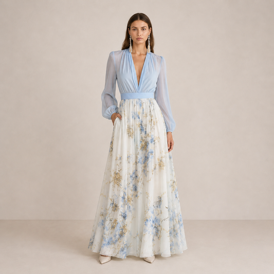 VERA – Robe longue à l’allure élégante – Noria Paris