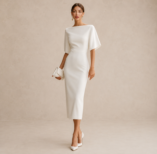 ÉMILIE – Robe midi à l’allure élégante – Noria Paris