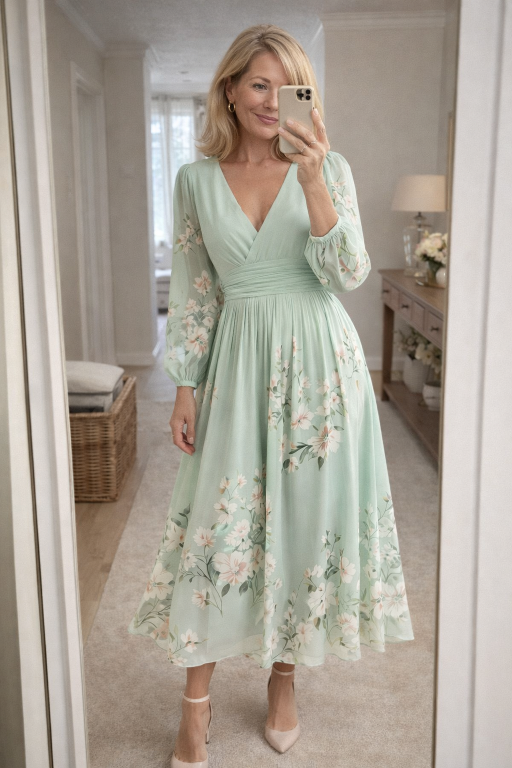 VÉRONIQUE – Robe midi à l’allure élégante – Noria Paris