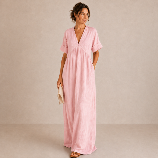 VIOLETTE – Robe longue à l’allure élégante – Noria Paris