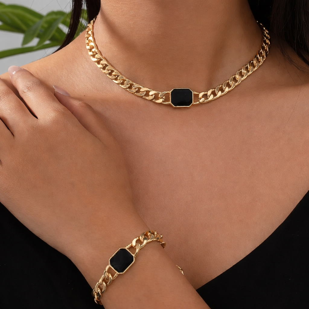 NORIA | Conjunto de joyería de eslabones