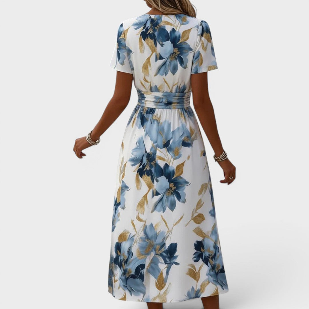 ÉLARA – Robe midi à l’allure élégante – Noria Paris