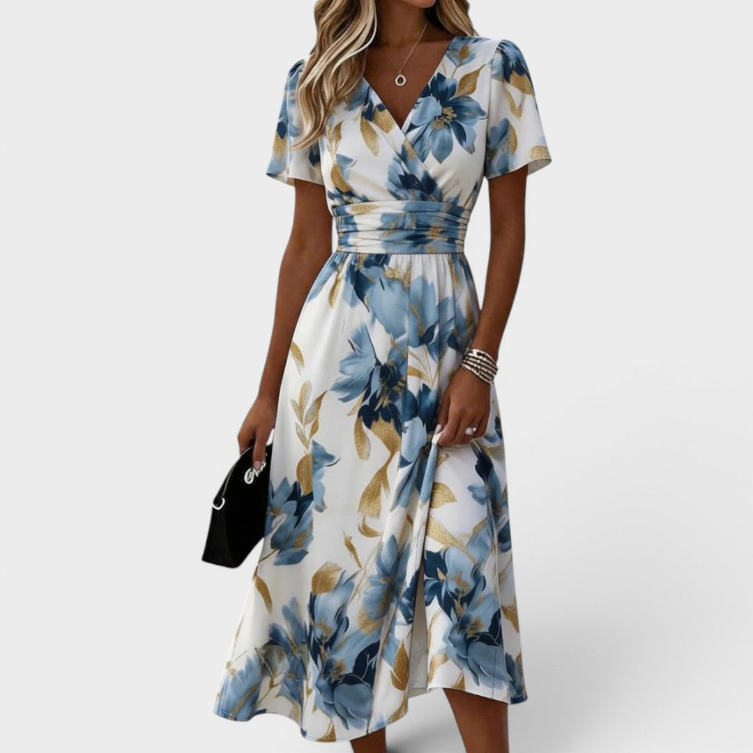 ÉLARA – Robe midi à l’allure élégante – Noria Paris