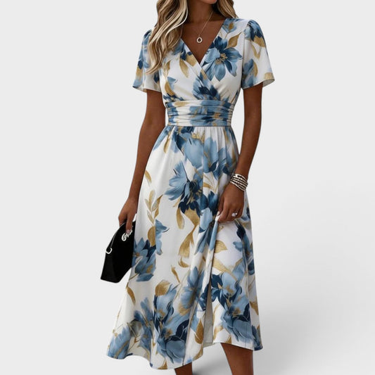 ÉLARA – Robe midi à l’allure élégante – Noria Paris