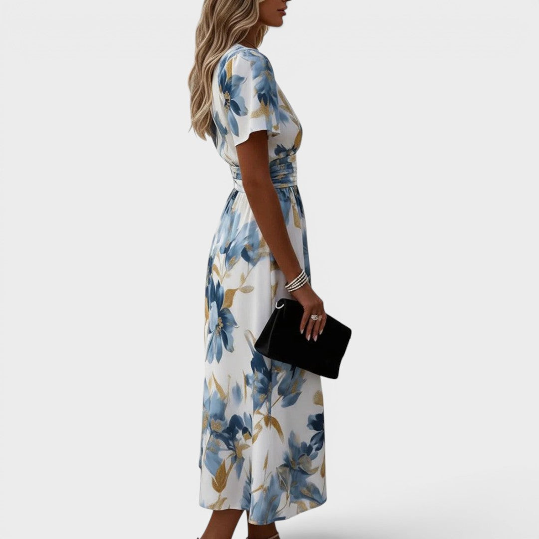 ÉLARA – Robe midi à l’allure élégante – Noria Paris