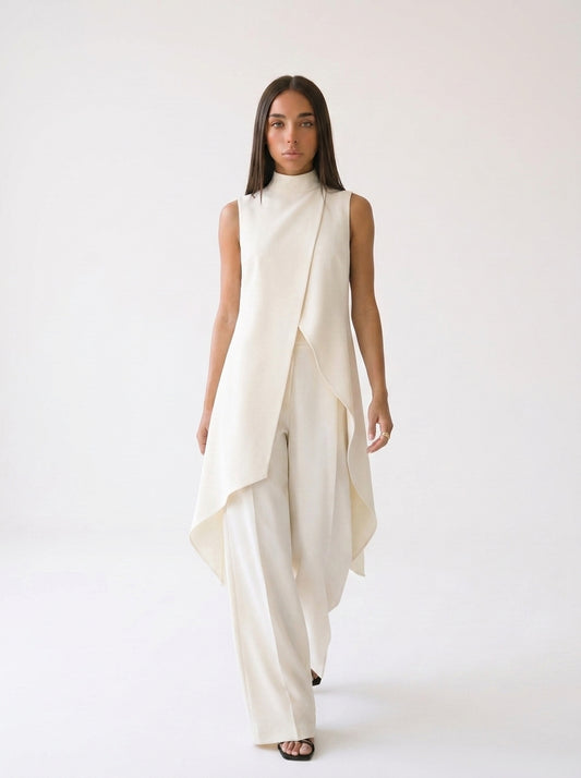 AMAYA – Ensemble asymétrique ivoire