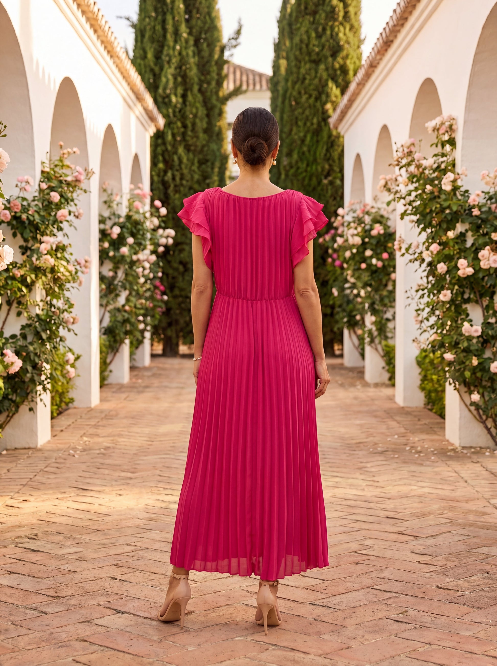 MÉLINA – Robe midi à l’allure élégante – Noria Paris
