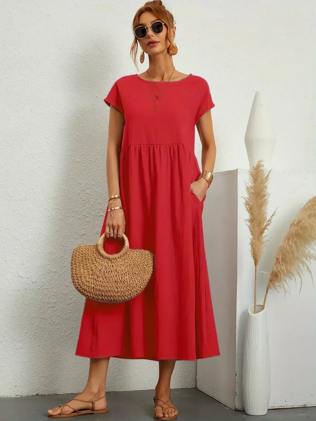 ISABELLE – Robe midi à l’allure élégante – Noria Paris