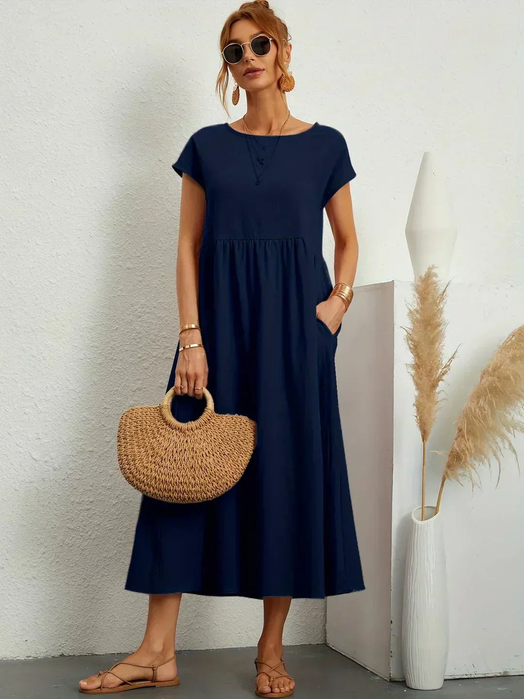 ISABELLE – Robe midi à l’allure élégante – Noria Paris