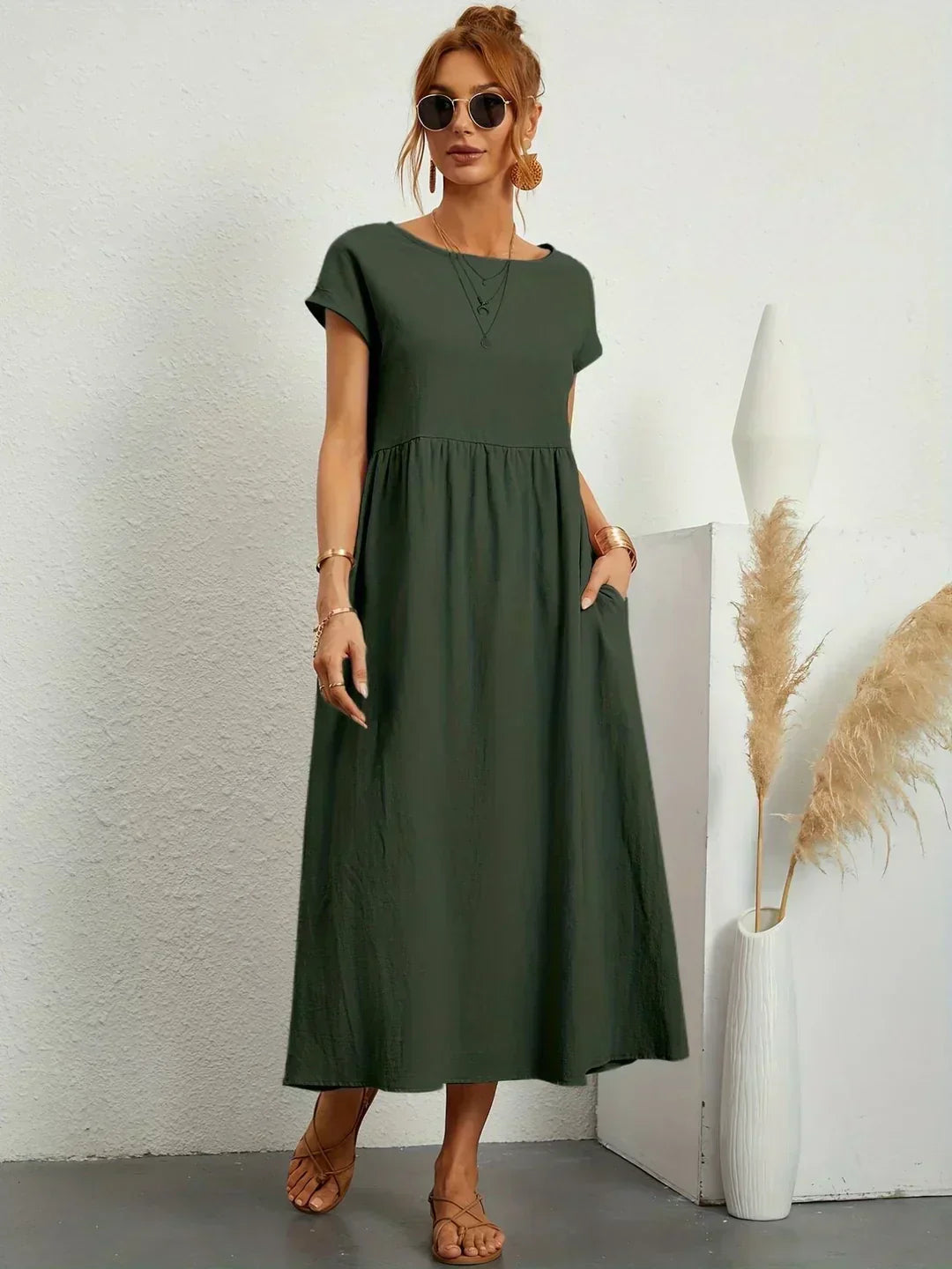 ISABELLE – Robe midi à l’allure élégante – Noria Paris