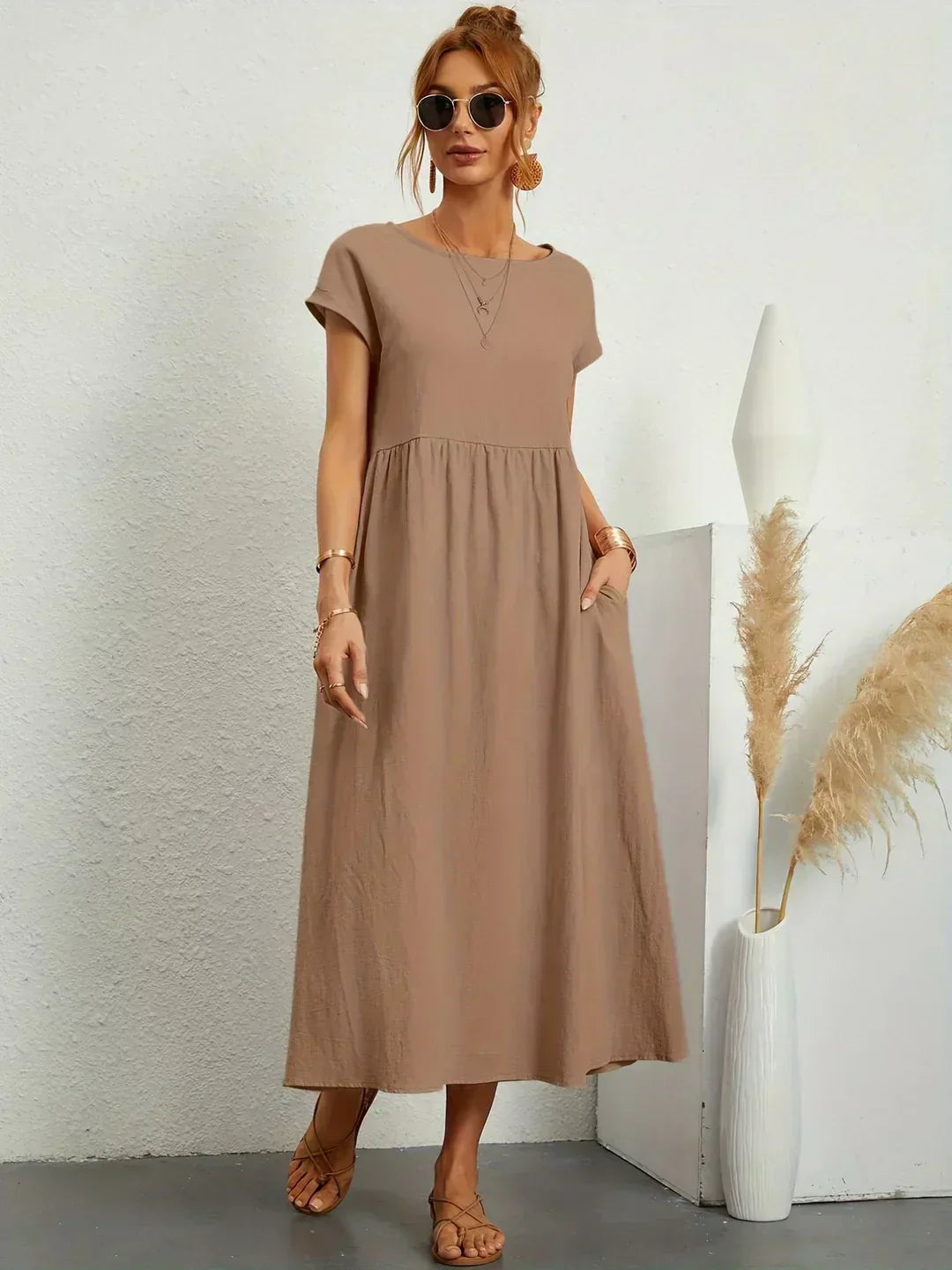 ISABELLE – Robe midi à l’allure élégante – Noria Paris