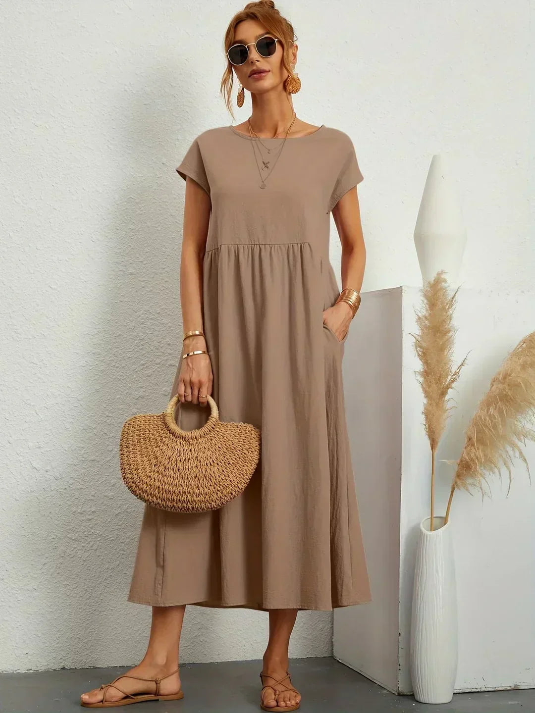 ISABELLE – Robe midi à l’allure élégante – Noria Paris