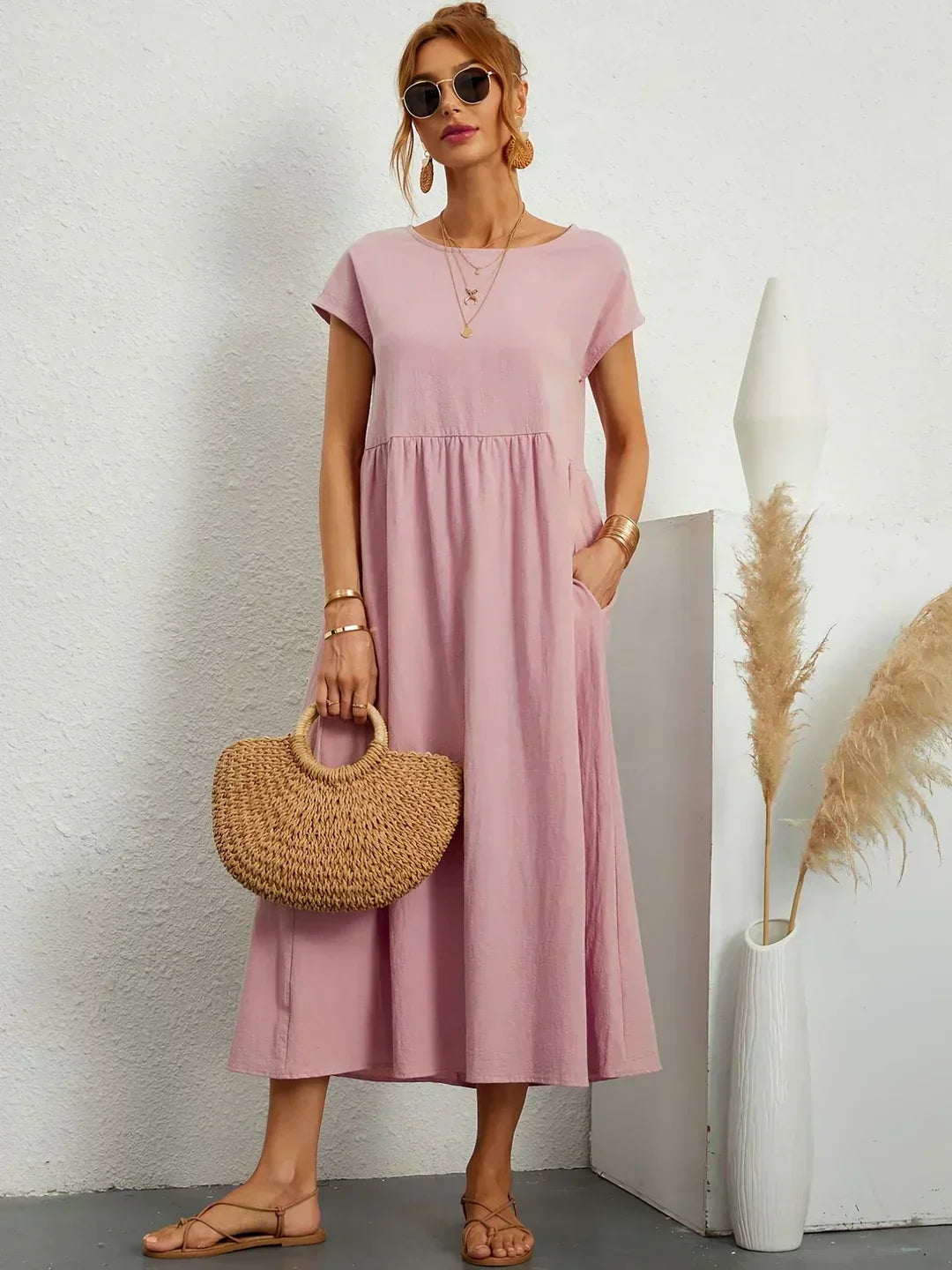 ISABELLE – Robe midi à l’allure élégante – Noria Paris