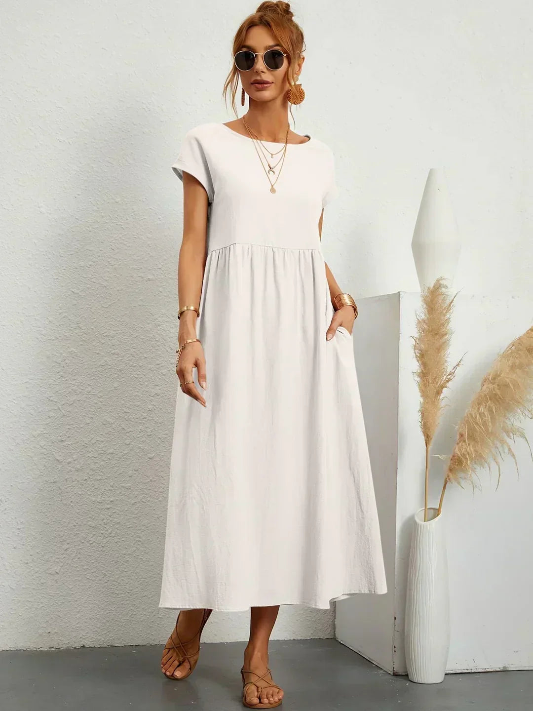 ISABELLE – Robe midi à l’allure élégante – Noria Paris