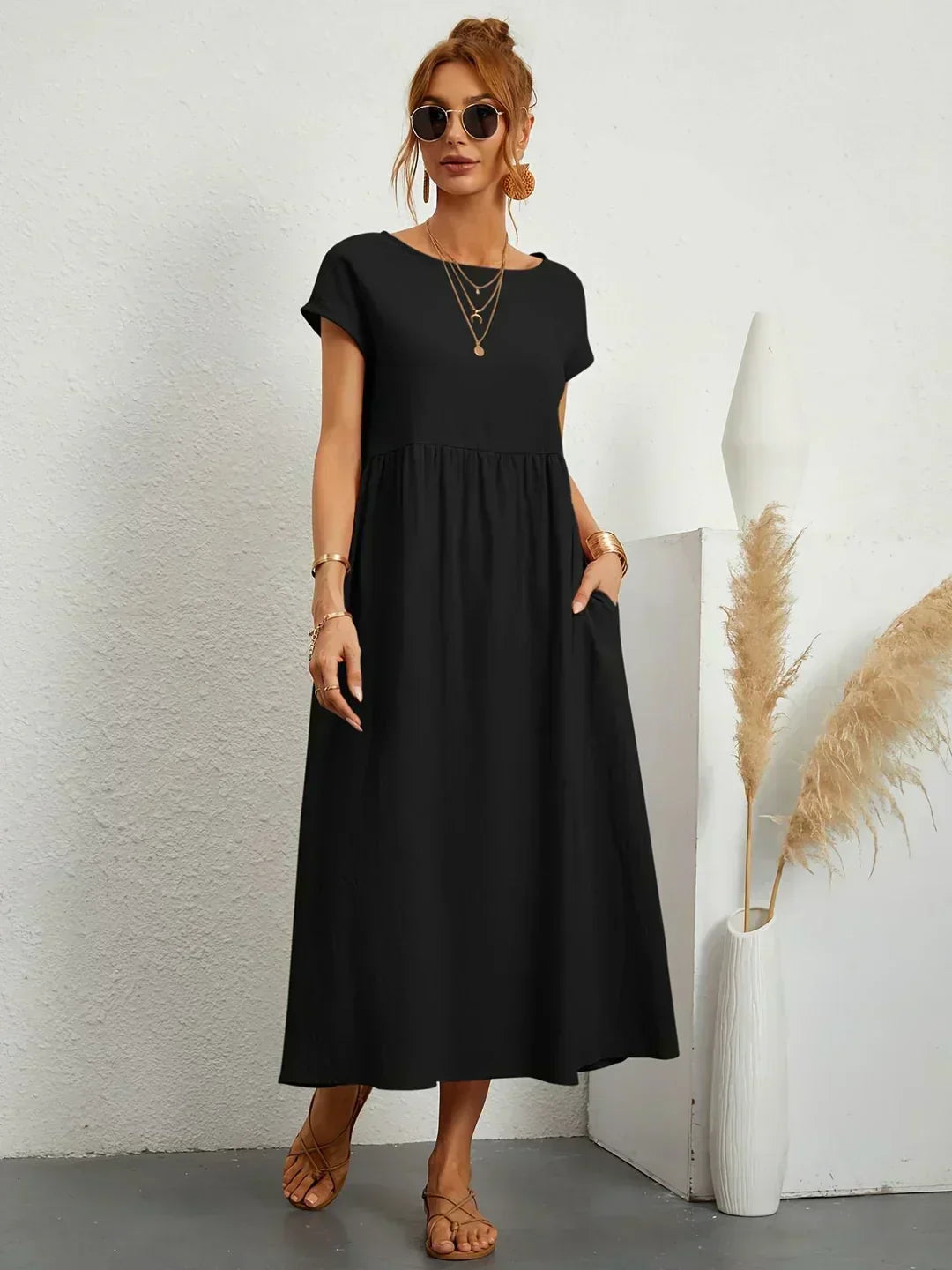 ISABELLE – Robe midi à l’allure élégante – Noria Paris