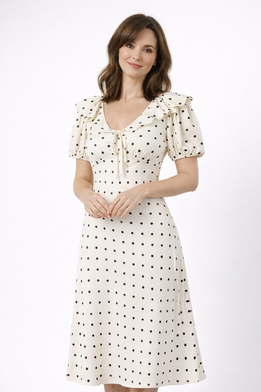 MIREILLE – Robe midi à l’allure élégante – Noria Paris