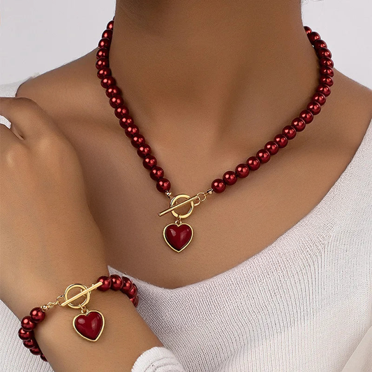 NORIA | Conjunto de collar de perlas