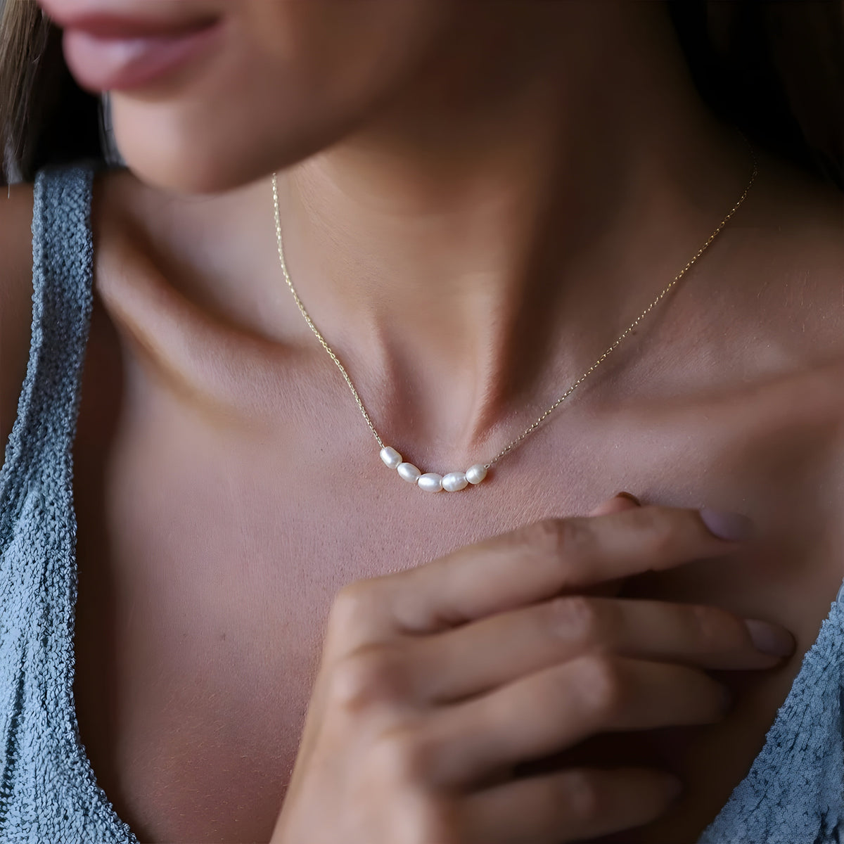 NORIA | Collar delicado de perlas