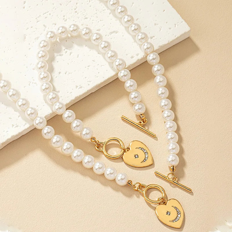 NORIA | Conjunto de collar de perlas