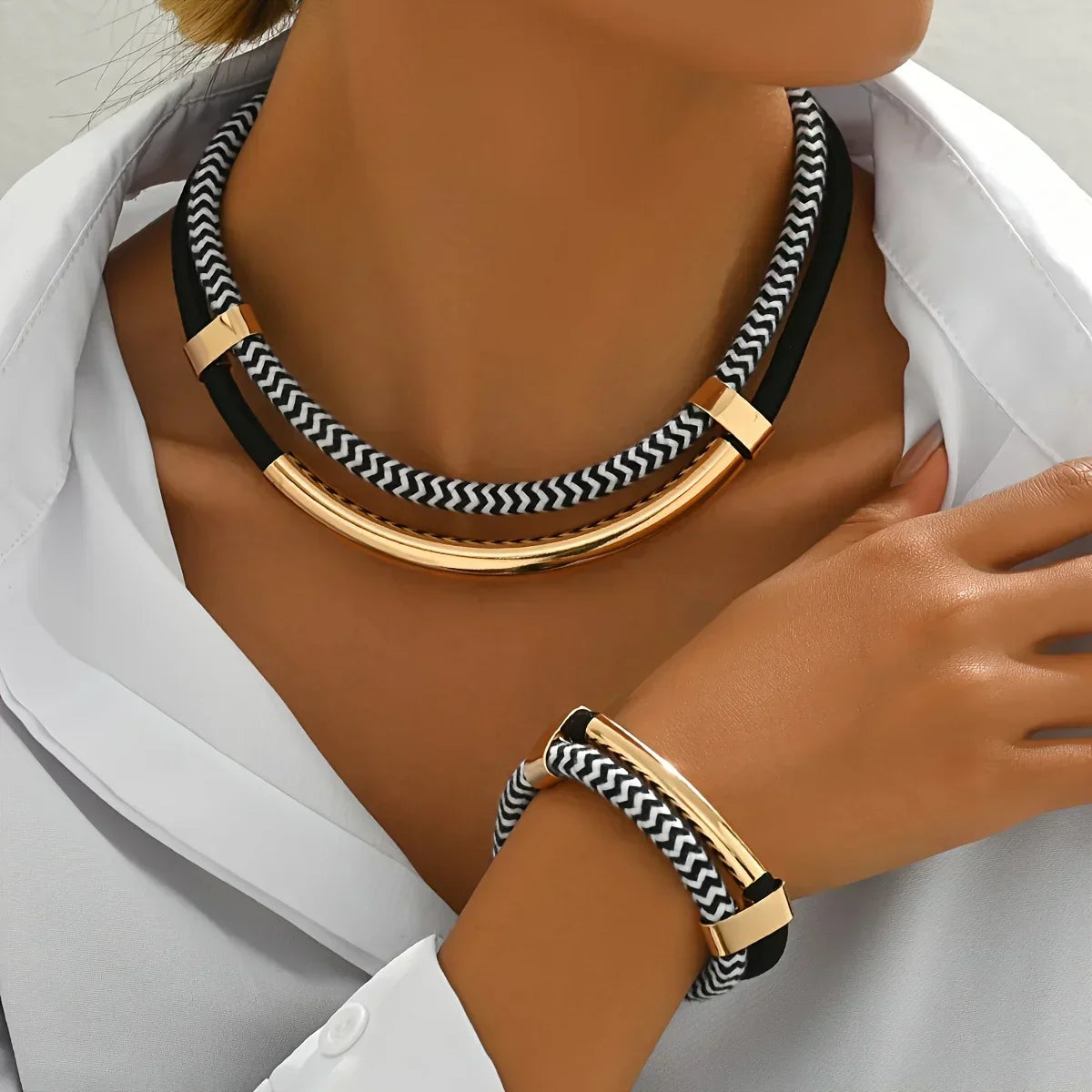 NORIA | Conjunto de joyería de eslabones