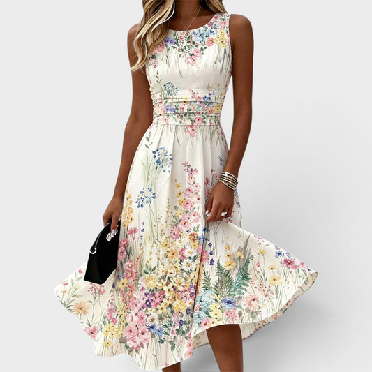 THÉRÈSE – Robe midi à l’allure élégante – Noria Paris