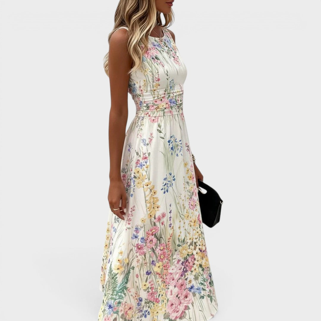 THÉRÈSE – Robe midi à l’allure élégante – Noria Paris