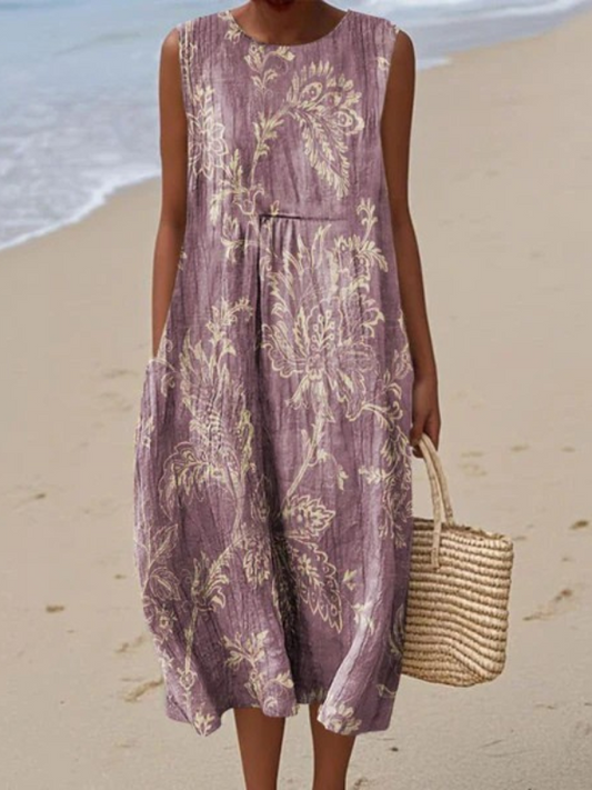Mia | Robe midi fleurie