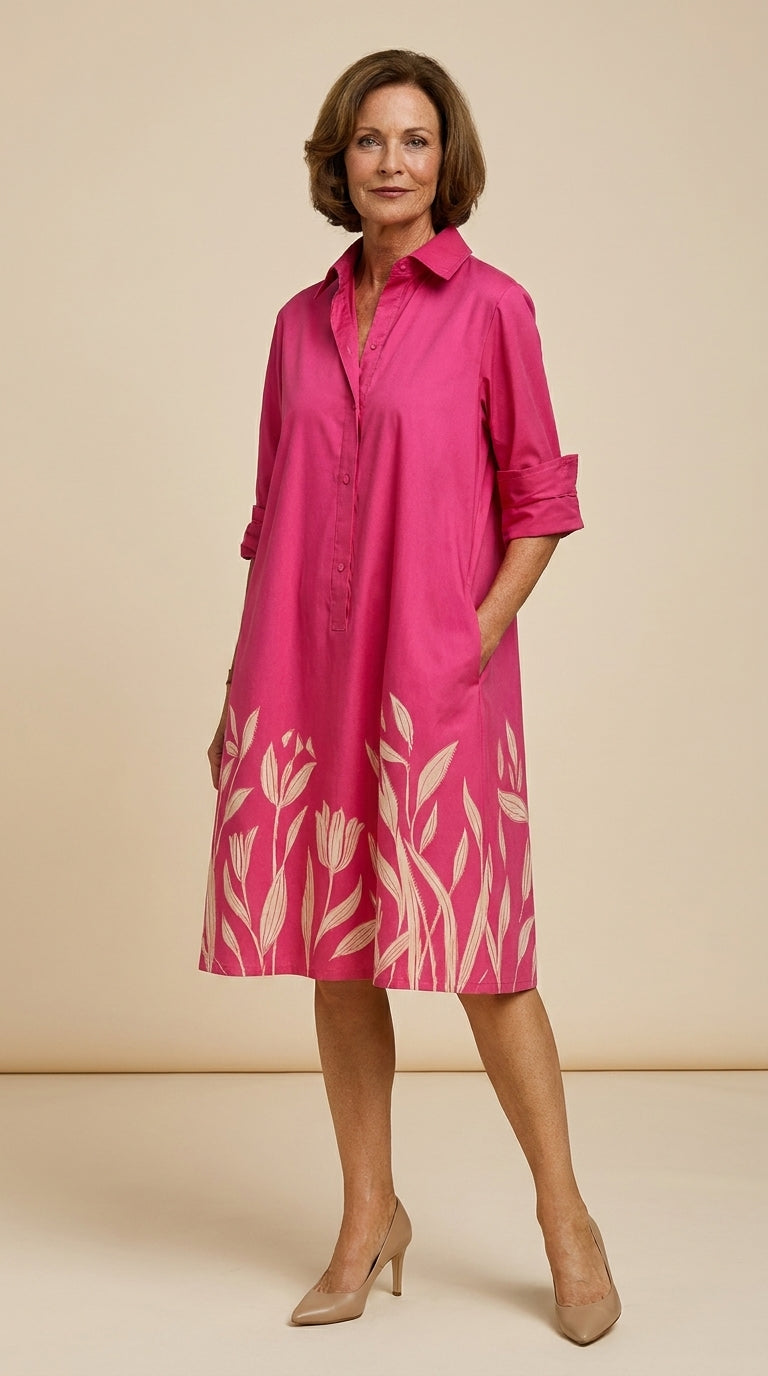 CLARA – Robe midi à l’allure élégante – Noria Paris