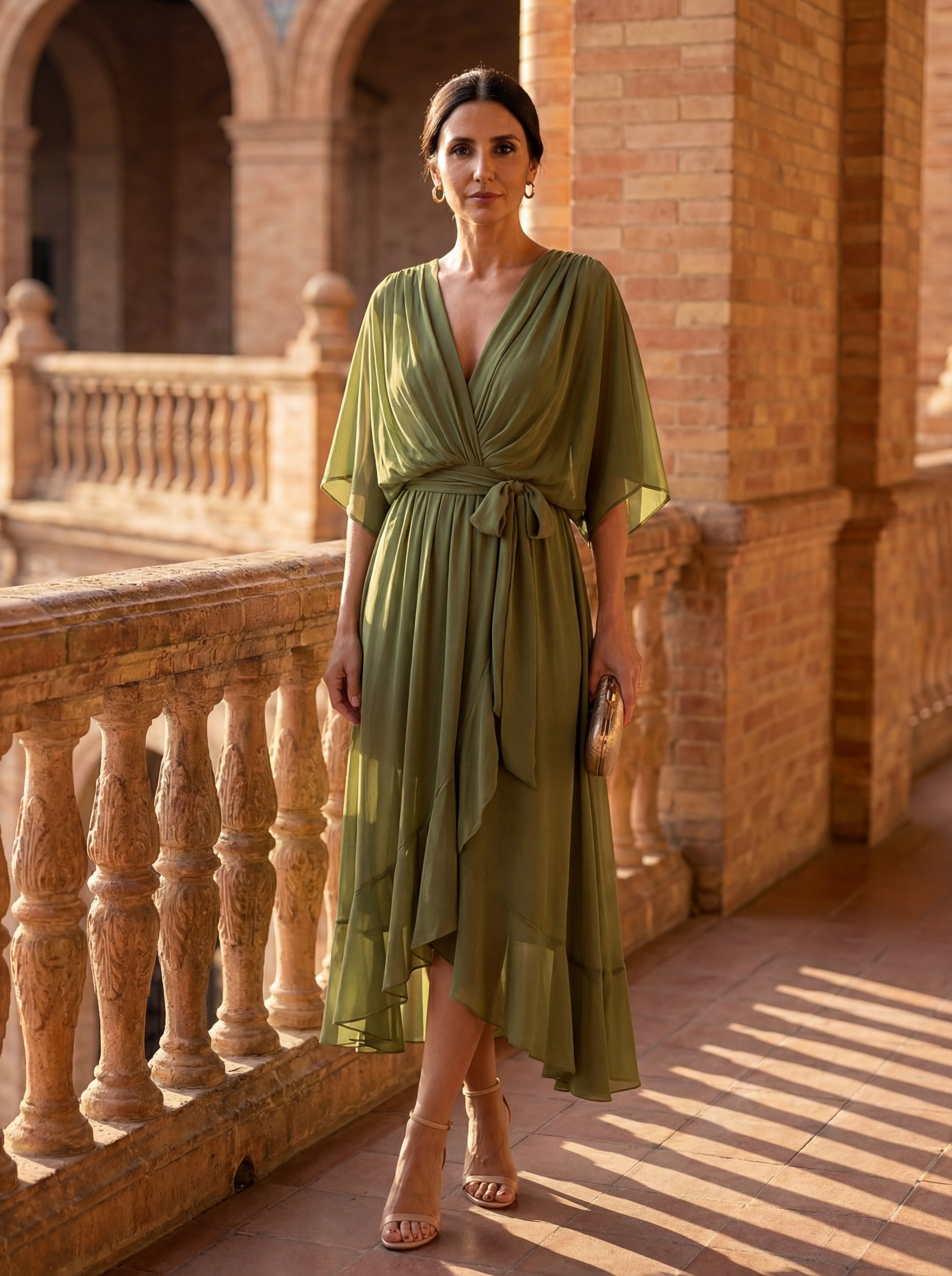 MONIQUE – Robe midi à l’allure élégante – Noria Paris