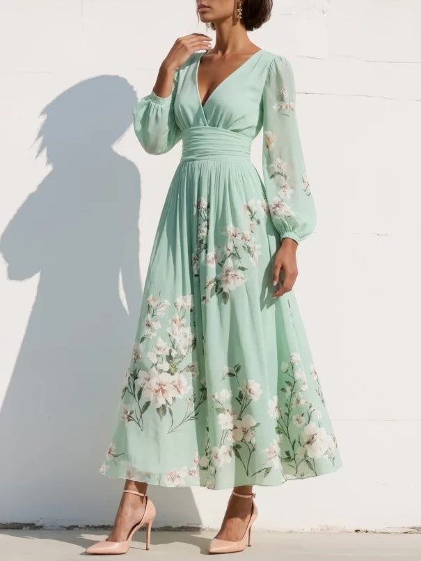 VÉRONIQUE – Robe midi à l’allure élégante – Noria Paris