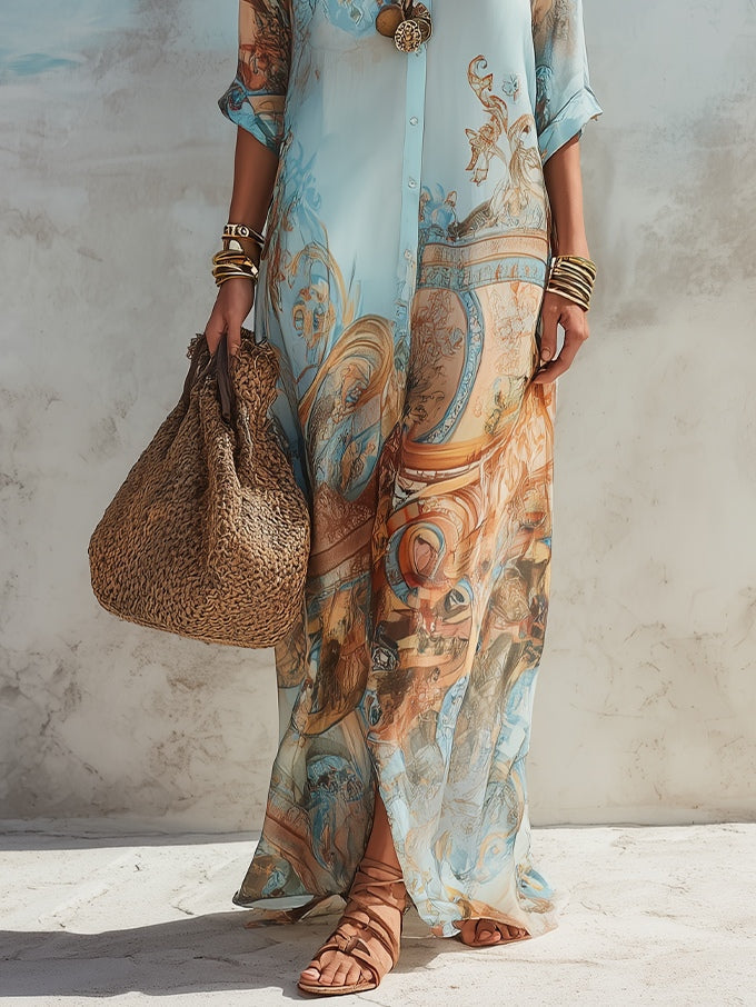 SYLVIE – Robe longue à l’allure élégante – Noria Paris