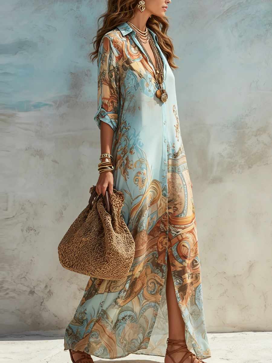 SYLVIE – Robe longue à l’allure élégante – Noria Paris