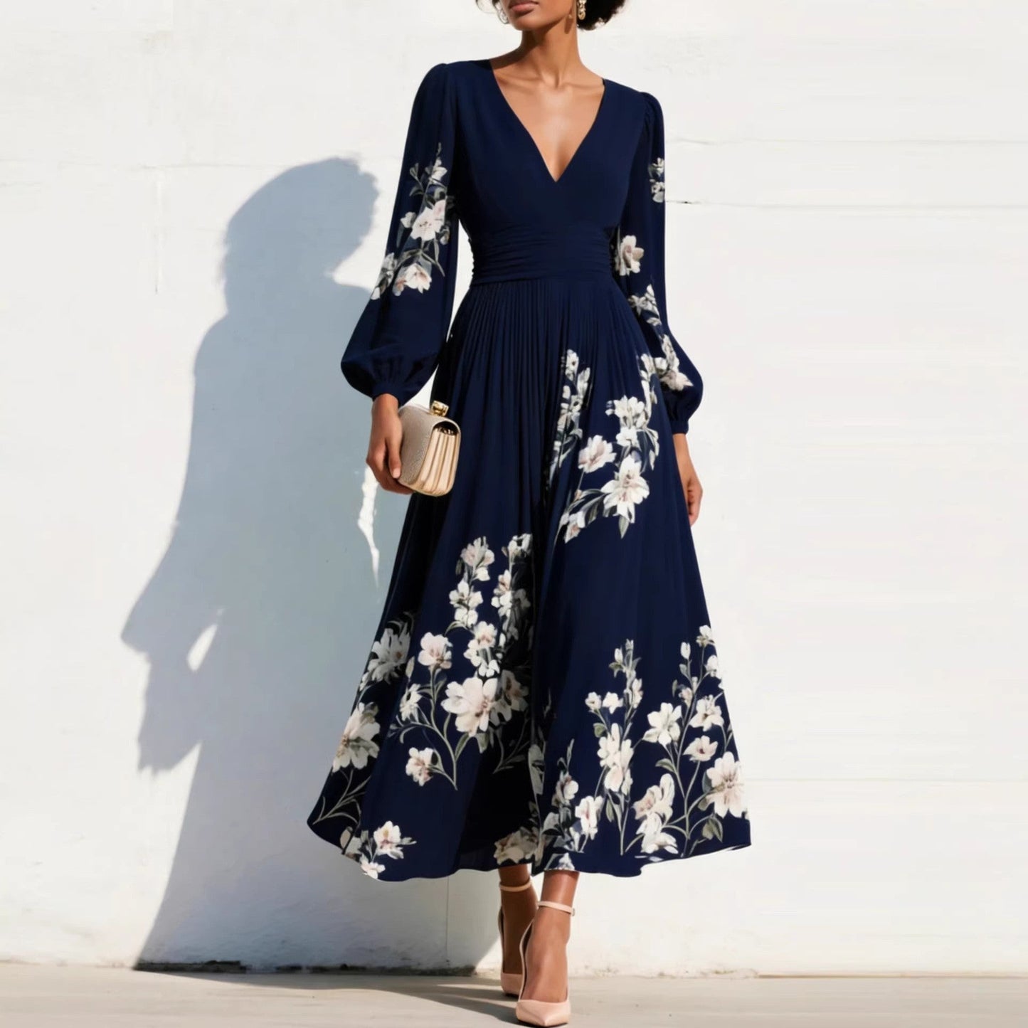 NINA – Robe midi à l’allure élégante – Noria Paris