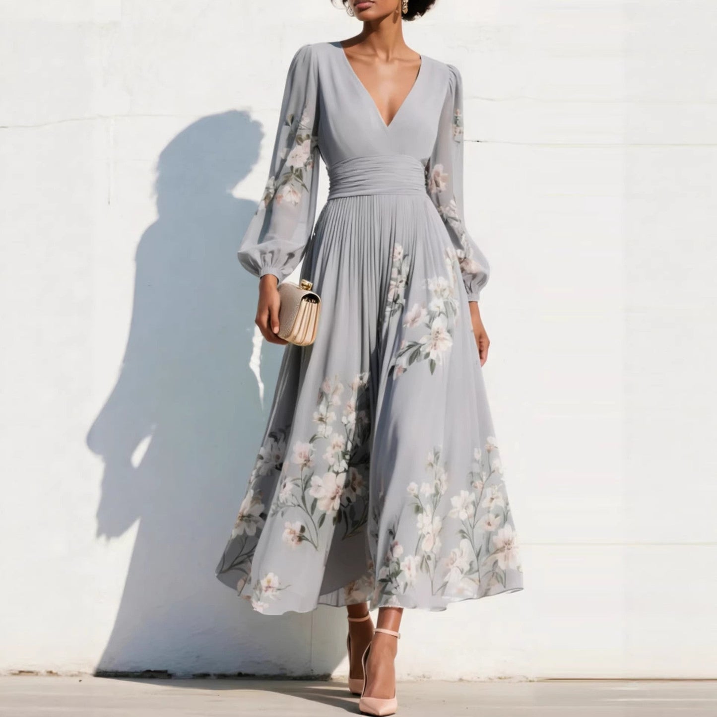 NINA – Robe midi à l’allure élégante – Noria Paris