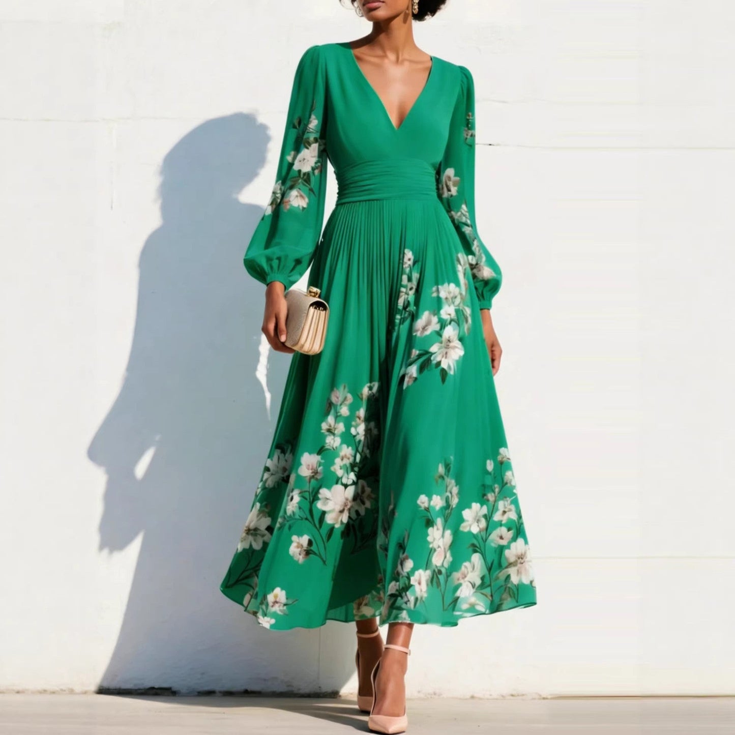 NINA – Robe midi à l’allure élégante – Noria Paris