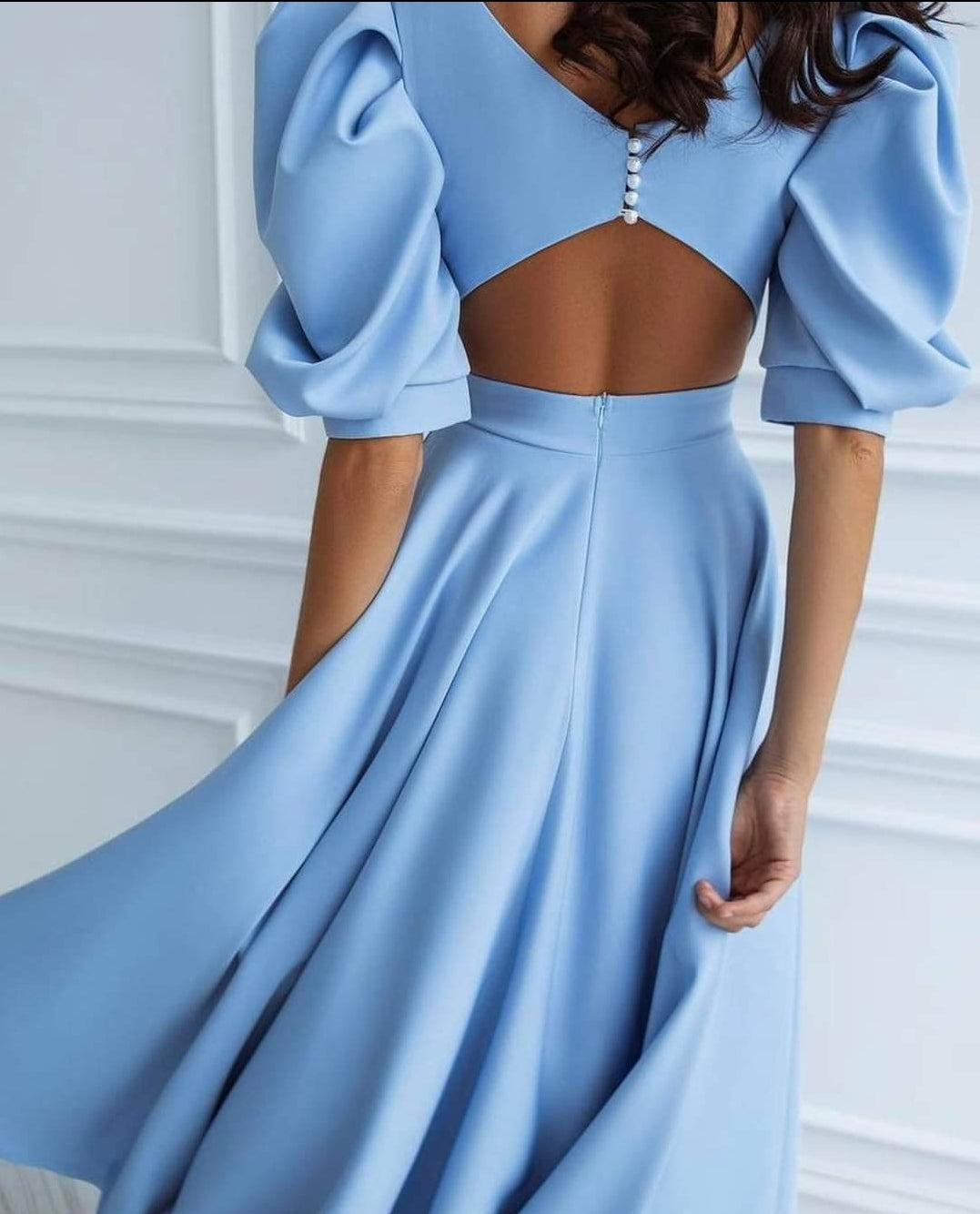 CÉLIA – Robe midi à l’allure élégante – Noria Paris
