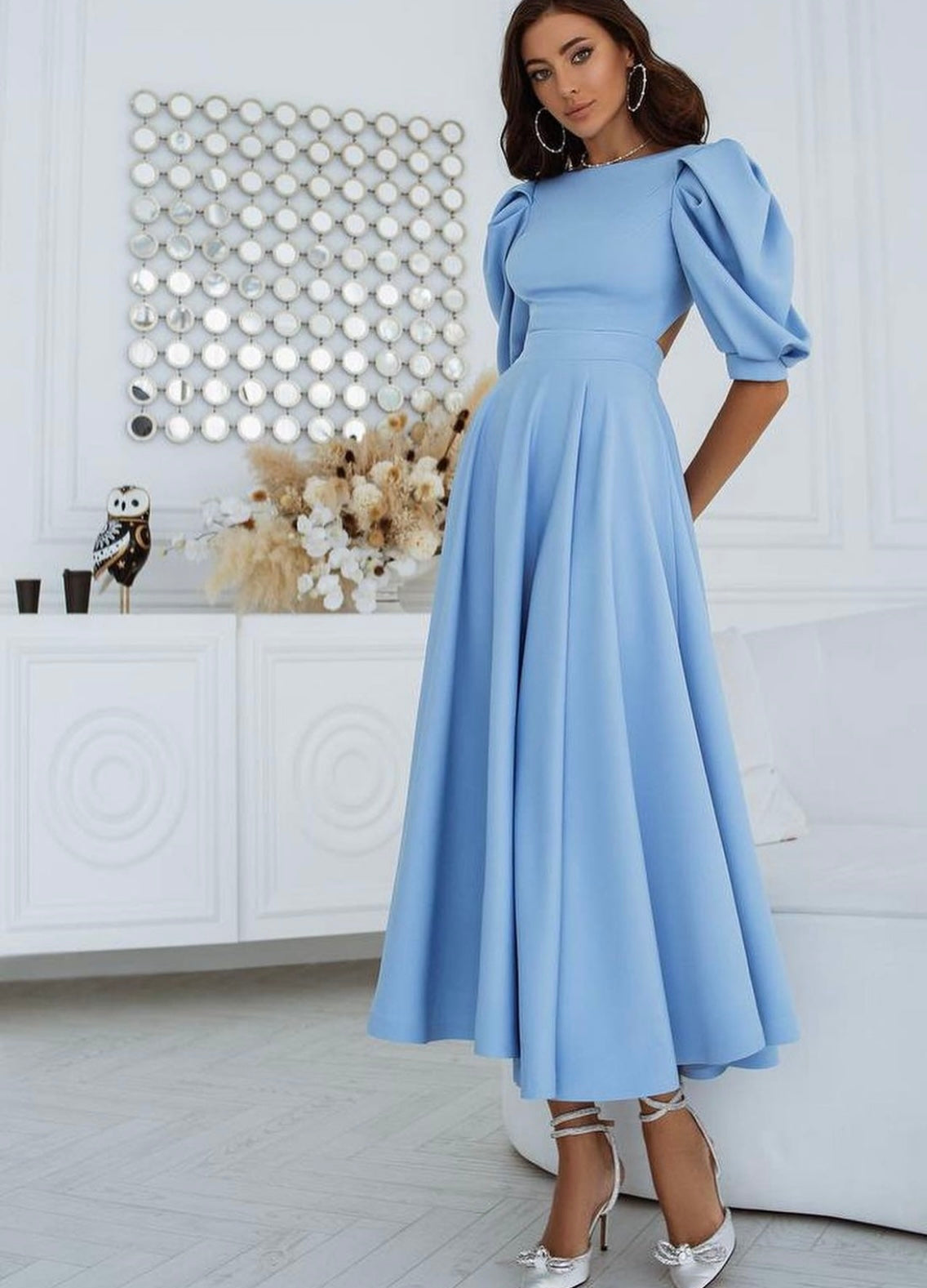 CÉLIA – Robe midi à l’allure élégante – Noria Paris