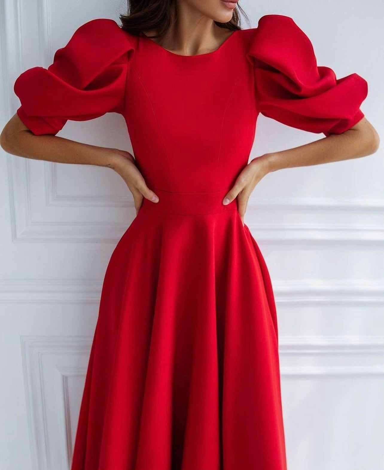 CÉLIA – Robe midi à l’allure élégante – Noria Paris