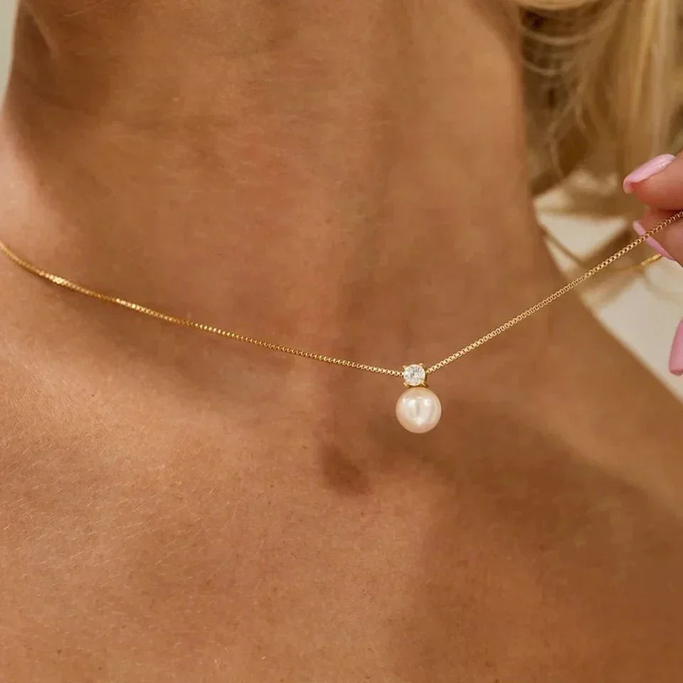 NORIA | Colgante con perla