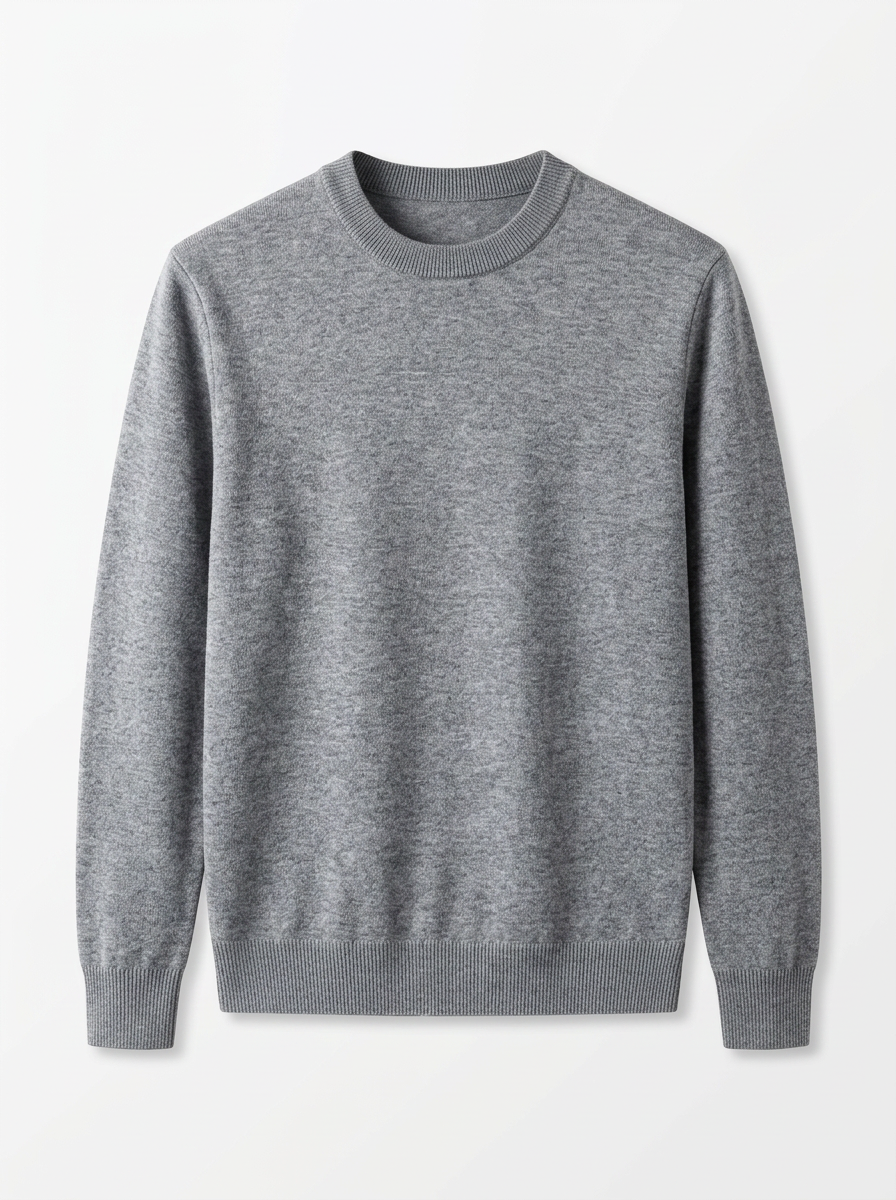 MATHIS – Pull ajusté en maille fine col rond