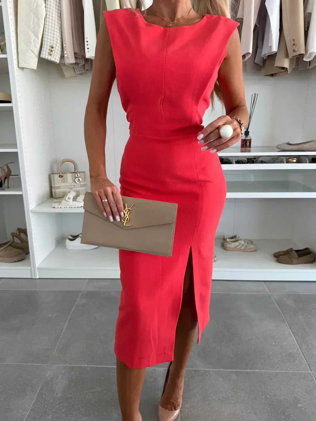 NOÉLIE – Robe midi à l’allure élégante – Noria Paris