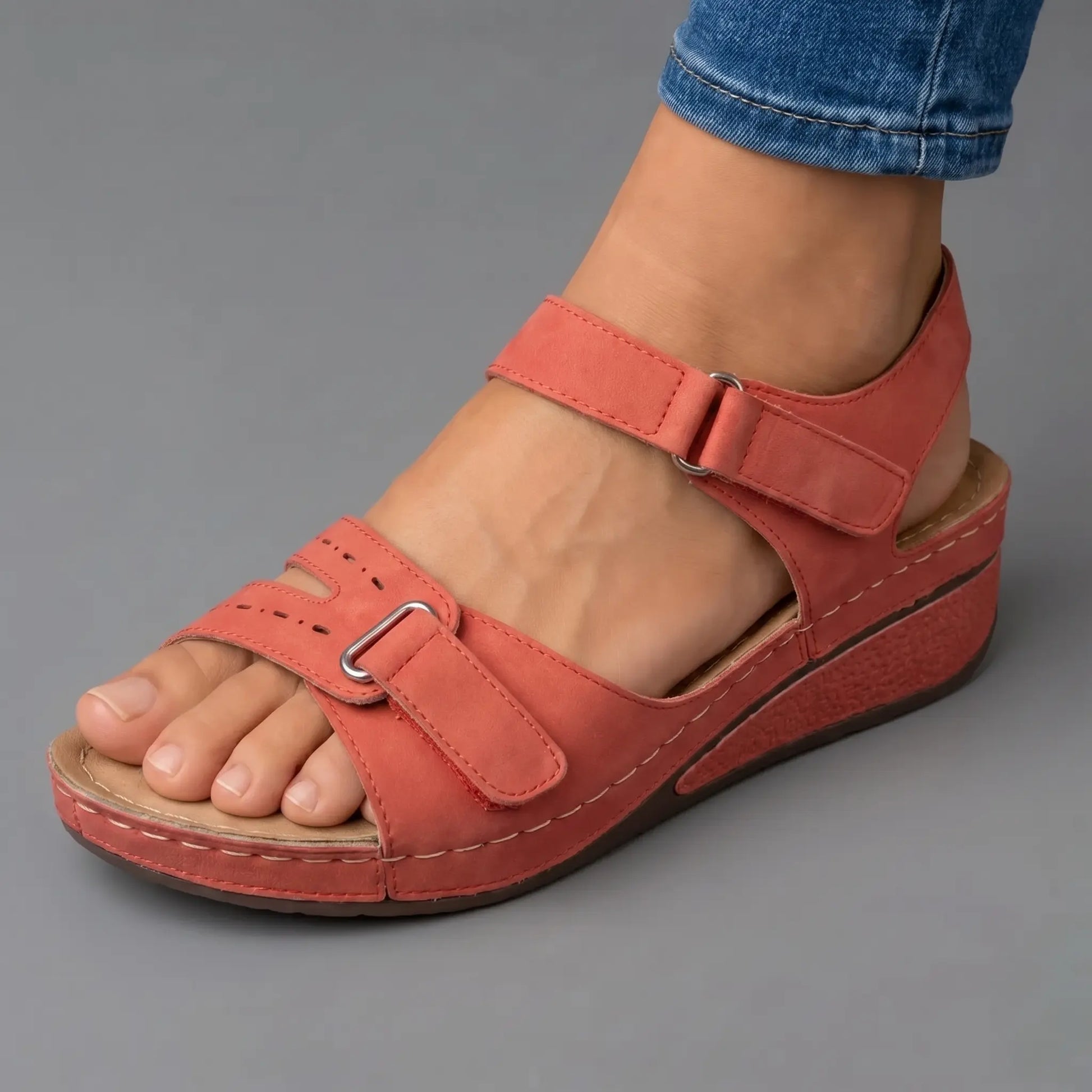 Sandy | Sandales orthopédiques confortables compensées