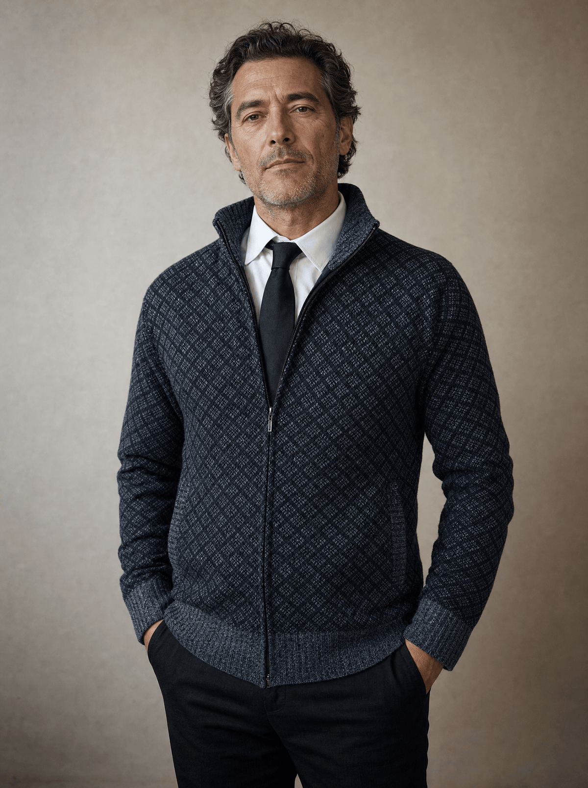NORIA Jersey de punto con cremallera