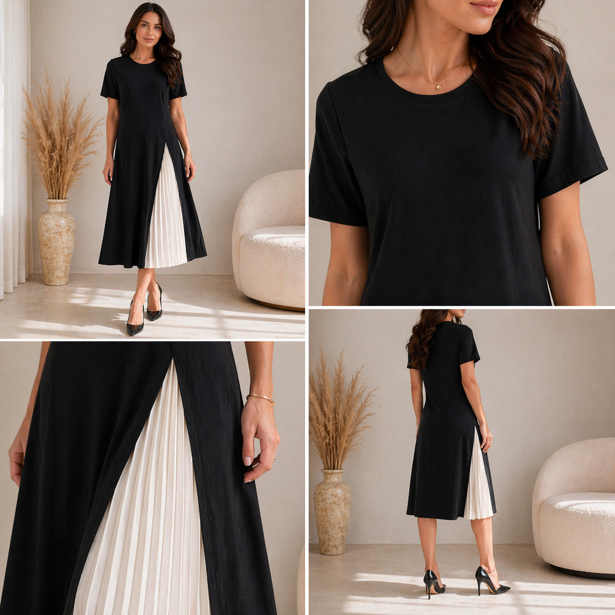 MONA – Robe midi à l’allure élégante – Noria Paris